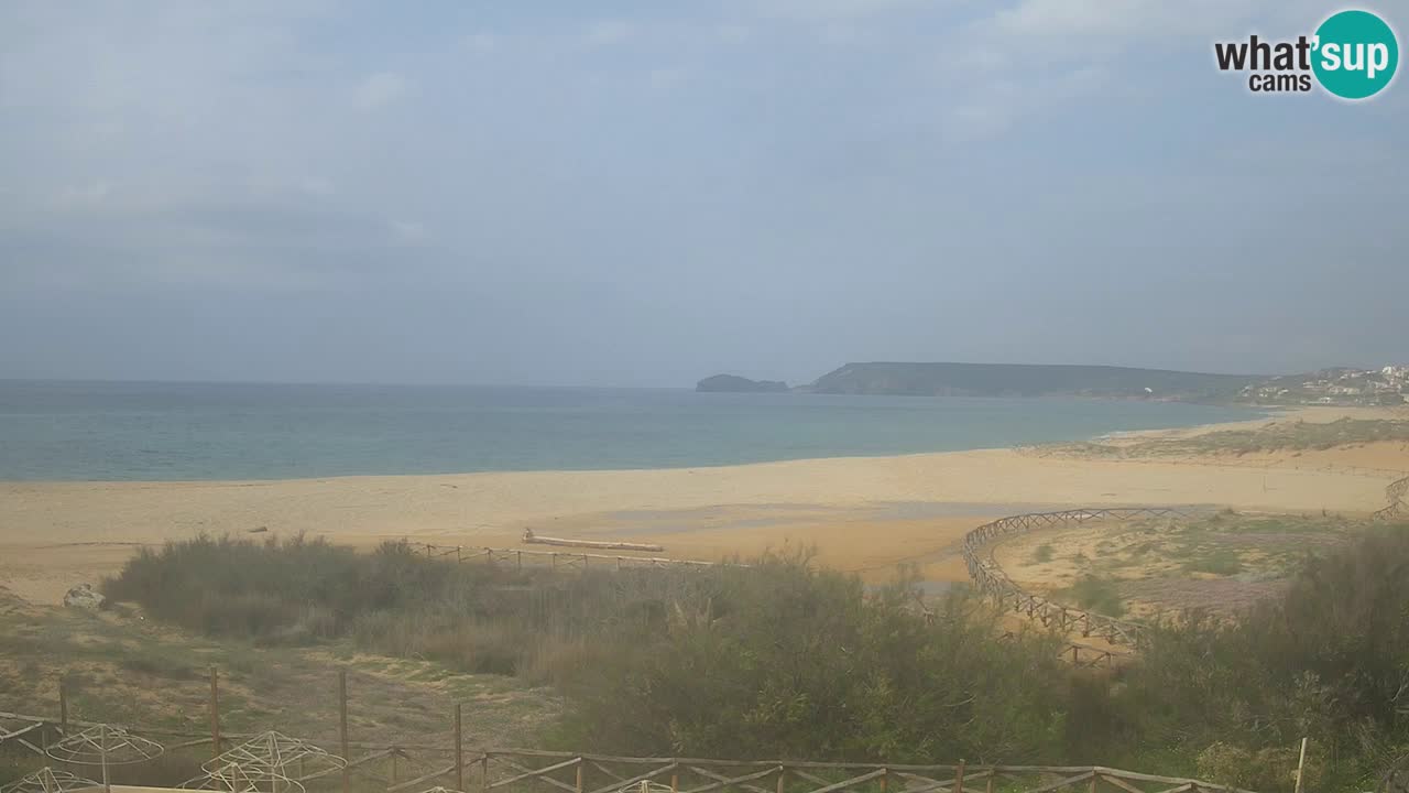 Webcam Torre dei Corsari – Liveblick auf den Strand von Punta Usai