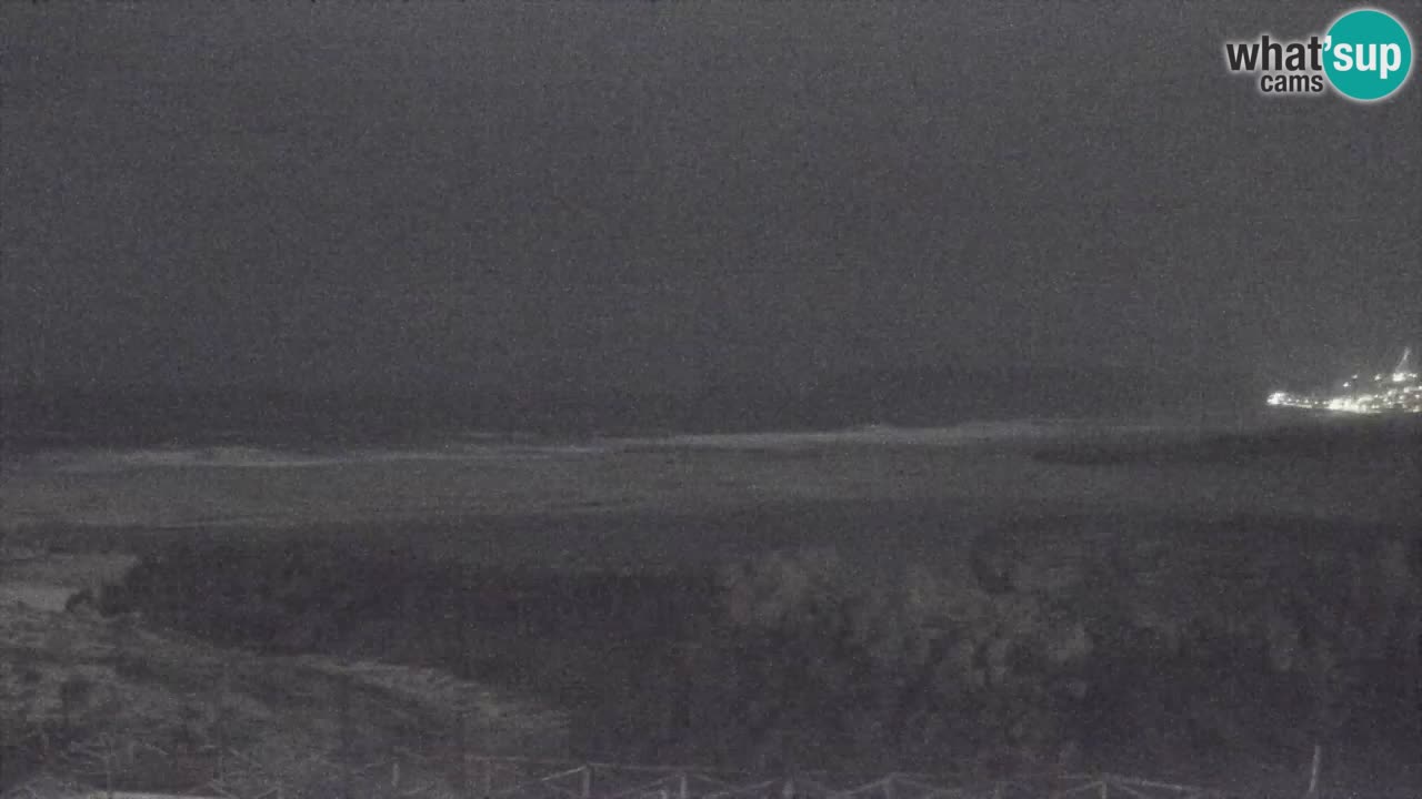 Webcam Torre dei Corsari – Vista live sulla spiaggia da Punta Usai