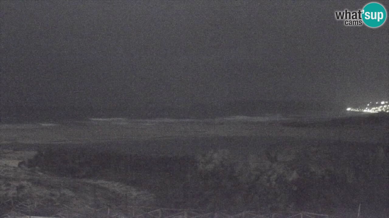 Webcam Torre dei Corsari – Vista live sulla spiaggia da Punta Usai