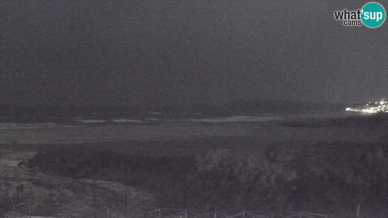 Web kamera Torre dei Corsari – Pogled uživo na plažu s Punta Usai