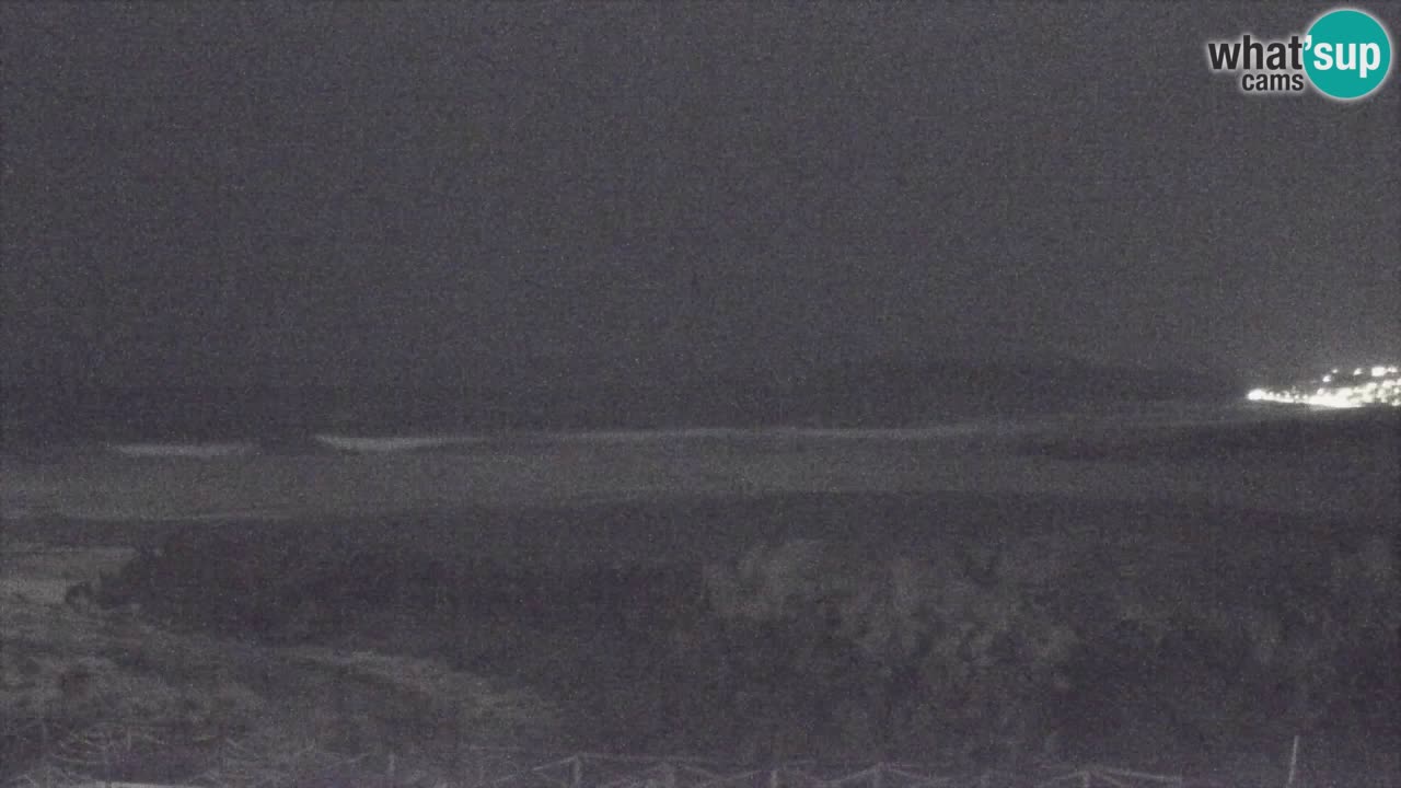 Webcam Torre dei Corsari – Vista live sulla spiaggia da Punta Usai