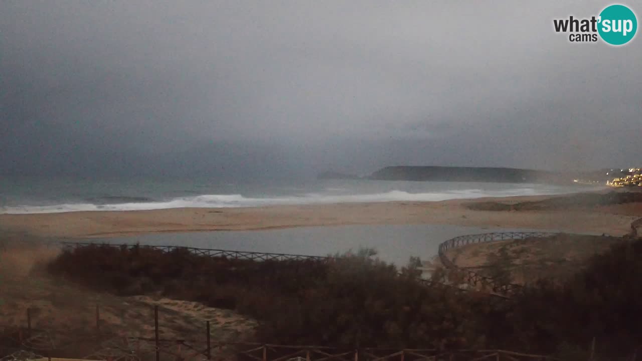 Webcam Torre dei Corsari – Vue en direct sur la plage depuis Punta Usai