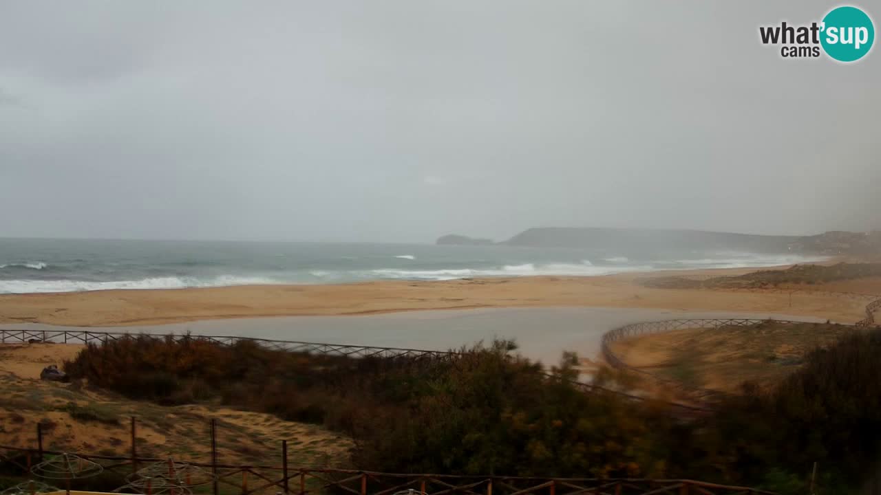 Web kamera Torre dei Corsari – Pogled uživo na plažu s Punta Usai