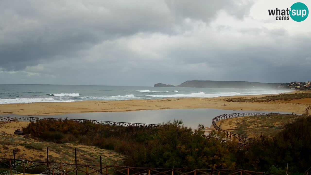 Cámara web Torre dei Corsari – Vista en directo de la playa desde Punta Usai