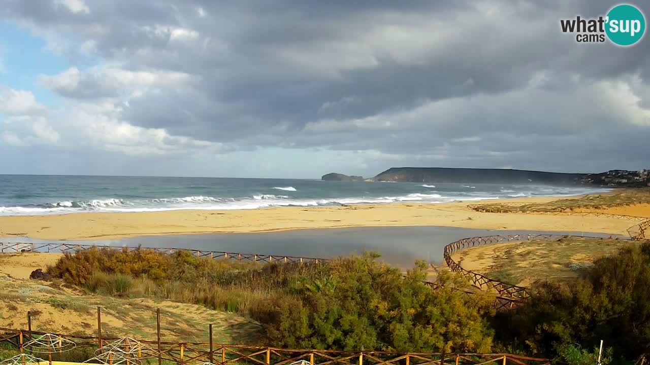 Web kamera Torre dei Corsari – Pogled uživo na plažu s Punta Usai