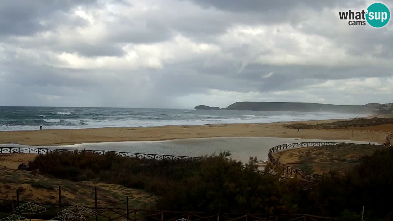 Cámara web Torre dei Corsari – Vista en directo de la playa desde Punta Usai