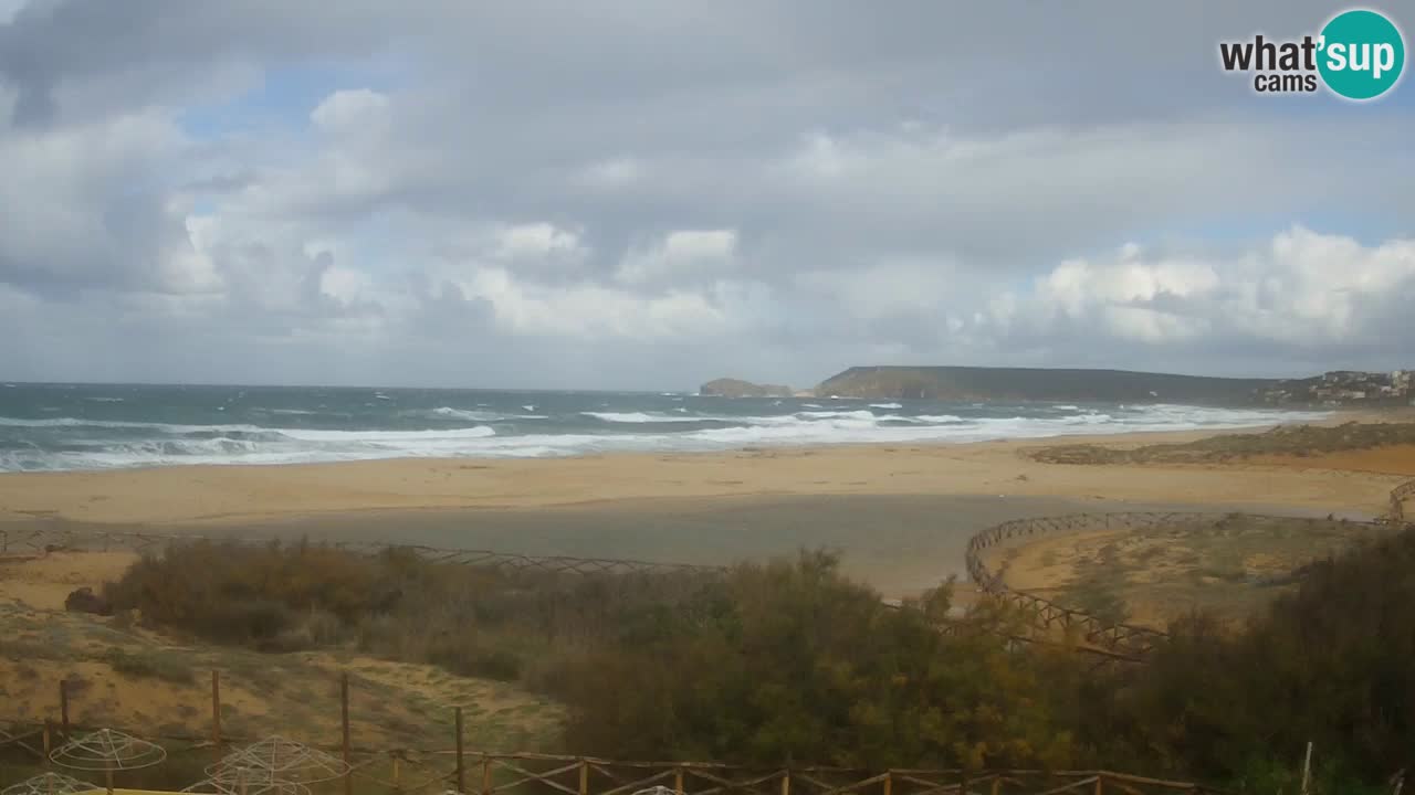 Webcam Torre dei Corsari – Vista live sulla spiaggia da Punta Usai
