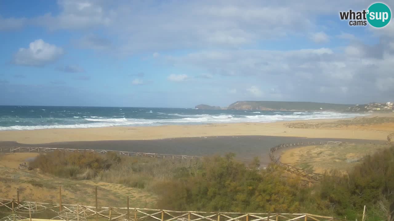 Cámara web Torre dei Corsari – Vista en directo de la playa desde Punta Usai