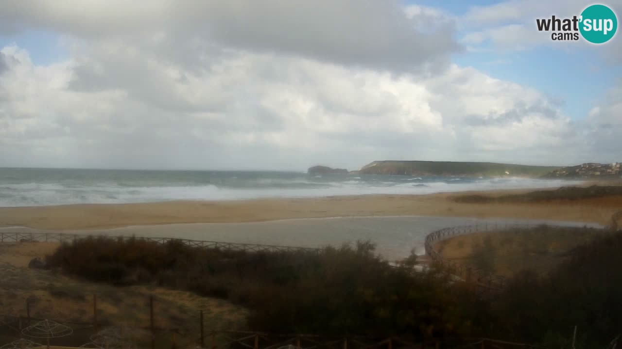 Cámara web Torre dei Corsari – Vista en directo de la playa desde Punta Usai