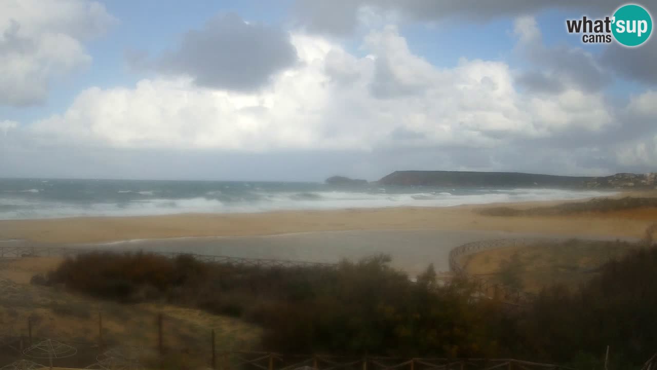 Webcam Torre dei Corsari – Vista live sulla spiaggia da Punta Usai