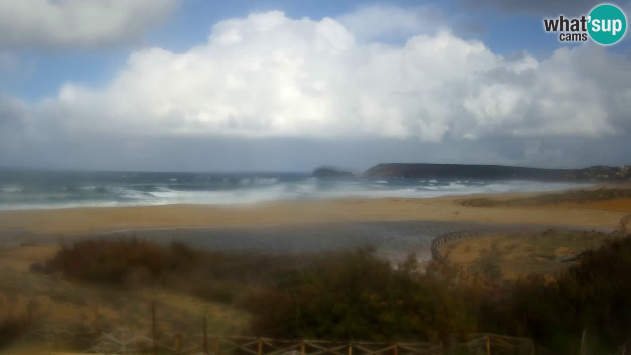 Cámara web Torre dei Corsari – Vista en directo de la playa desde Punta Usai