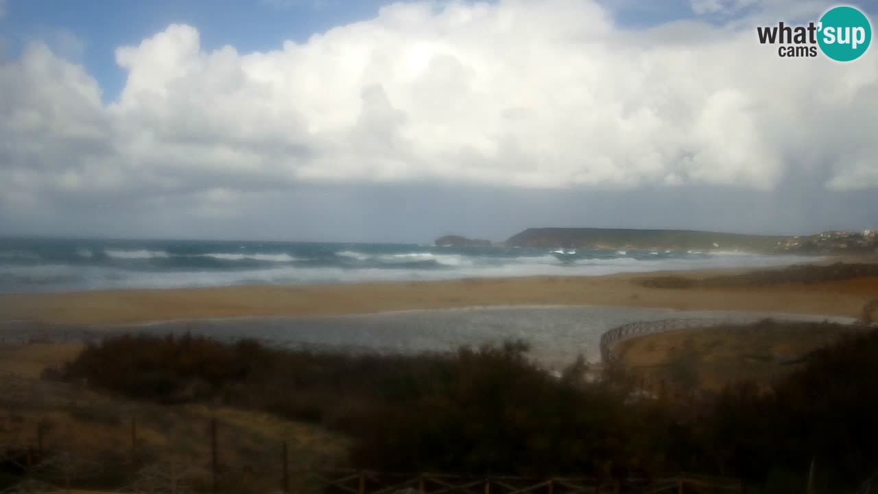 Cámara web Torre dei Corsari – Vista en directo de la playa desde Punta Usai
