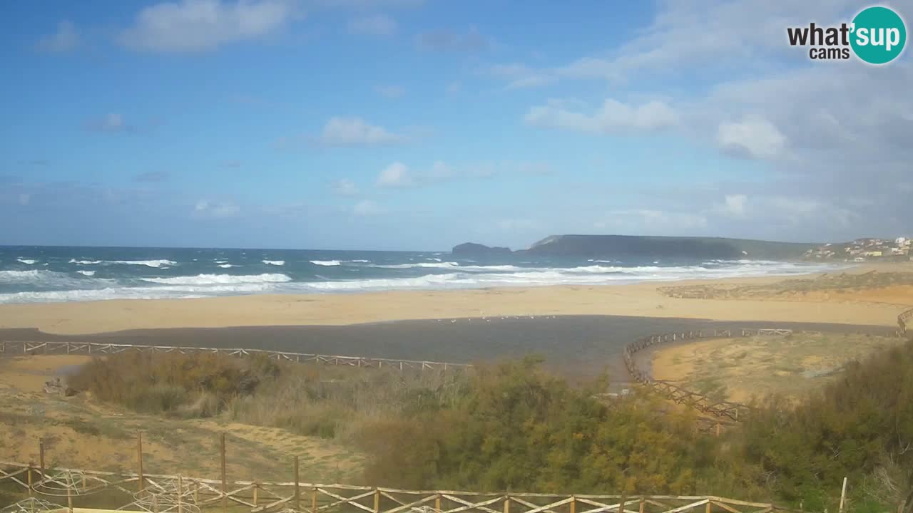 Cámara web Torre dei Corsari – Vista en directo de la playa desde Punta Usai