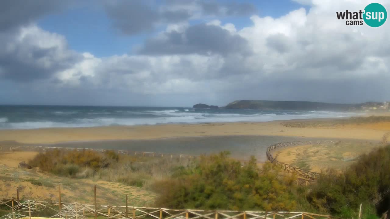 Webcam Torre dei Corsari – Vista live sulla spiaggia da Punta Usai