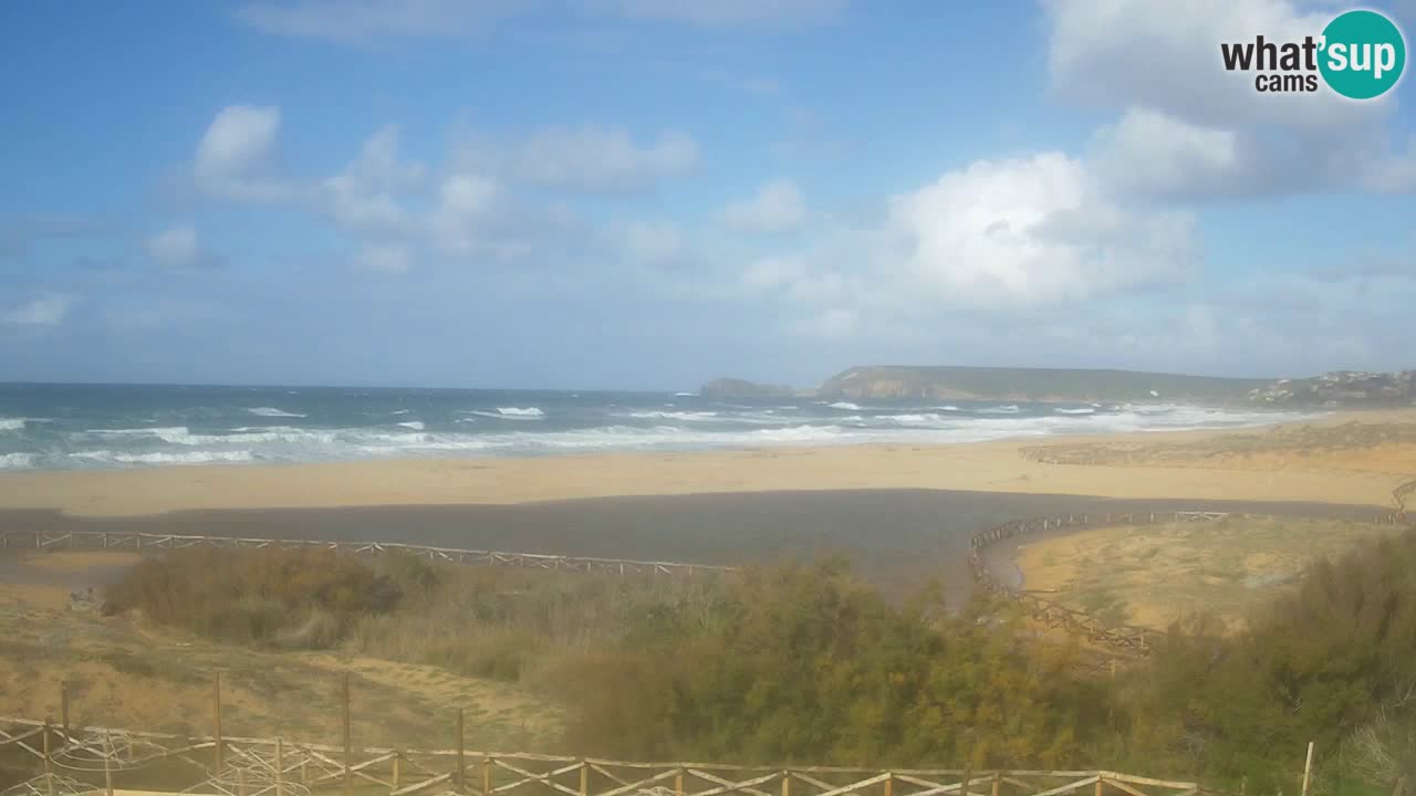 Webcam Torre dei Corsari – Vista live sulla spiaggia da Punta Usai