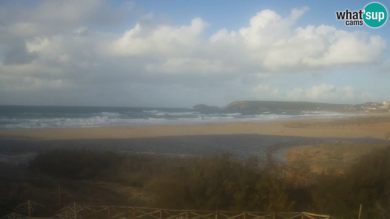 Webcam Torre dei Corsari – Vue en direct sur la plage depuis Punta Usai
