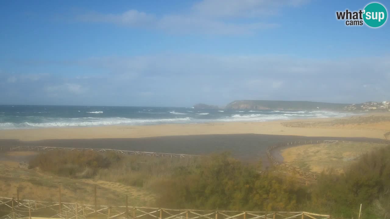 Webcam Torre dei Corsari – Liveblick auf den Strand von Punta Usai
