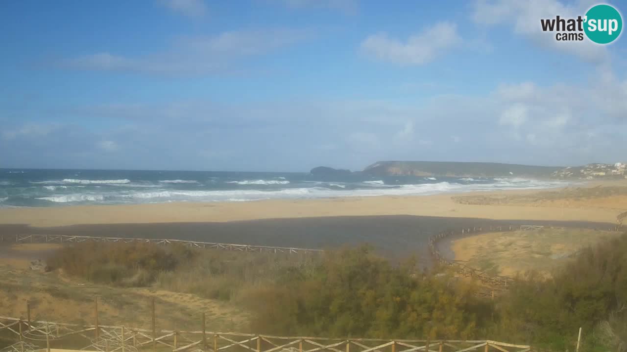 Cámara web Torre dei Corsari – Vista en directo de la playa desde Punta Usai