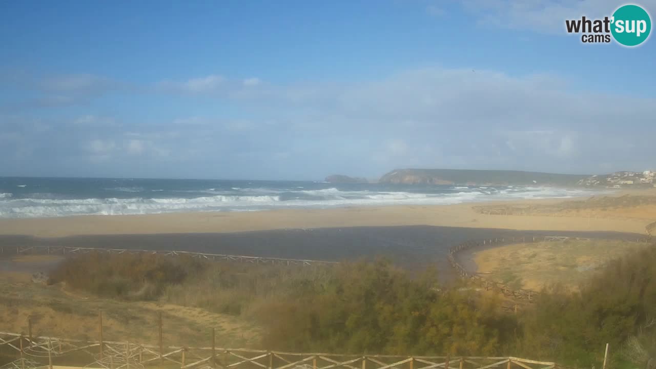 Webcam Torre dei Corsari – Vista live sulla spiaggia da Punta Usai