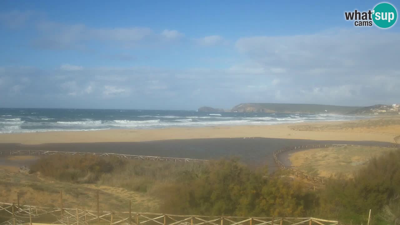 Webcam Torre dei Corsari – Vue en direct sur la plage depuis Punta Usai
