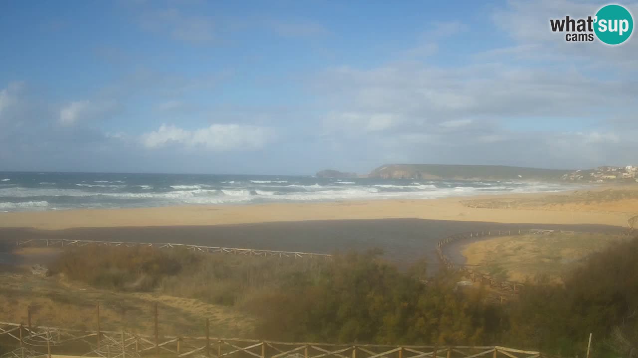 Webcam Torre dei Corsari – Vue en direct sur la plage depuis Punta Usai