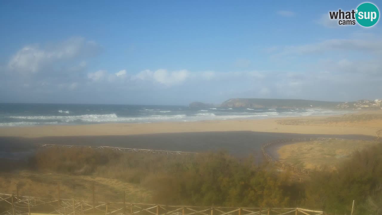 Webcam Torre dei Corsari – Vue en direct sur la plage depuis Punta Usai