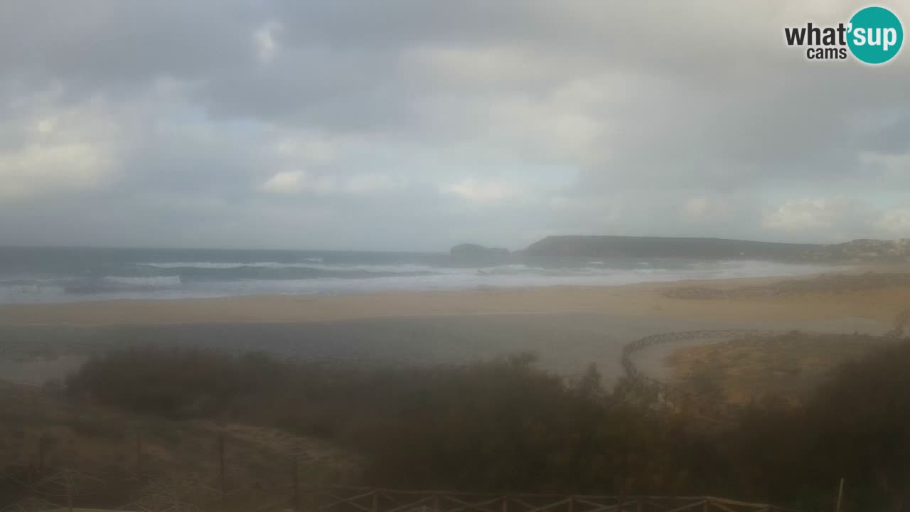 Cámara web Torre dei Corsari – Vista en directo de la playa desde Punta Usai