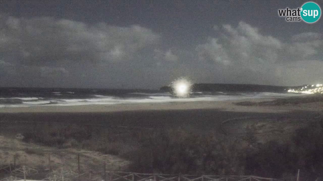 Webcam Torre dei Corsari – Liveblick auf den Strand von Punta Usai