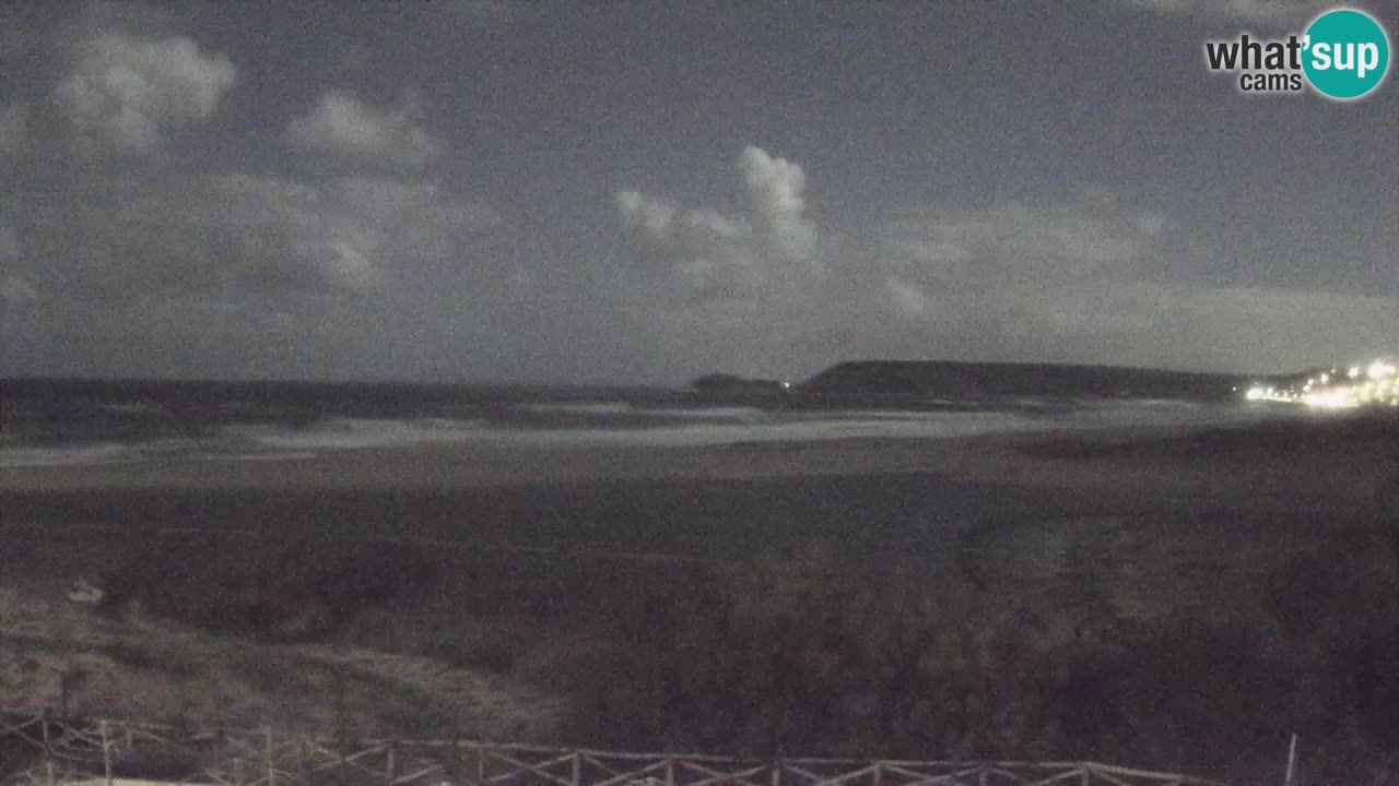 Webcam Torre dei Corsari – Vista live sulla spiaggia da Punta Usai