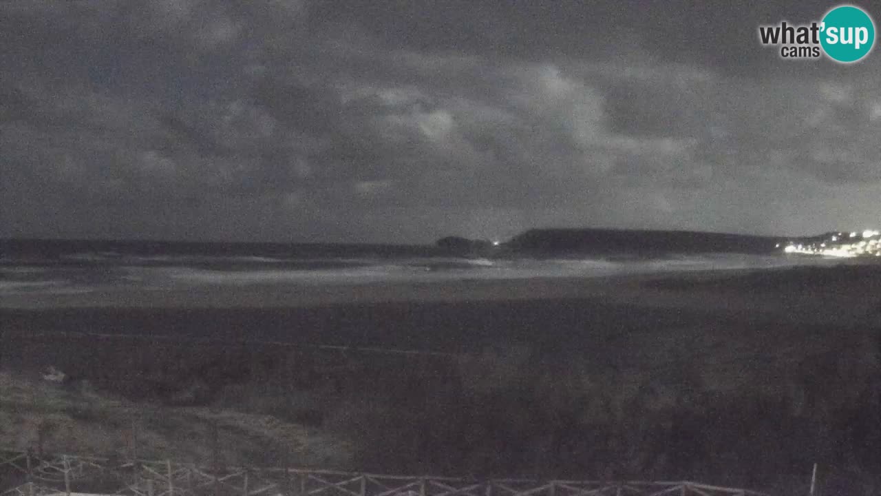 Webcam Torre dei Corsari – Liveblick auf den Strand von Punta Usai