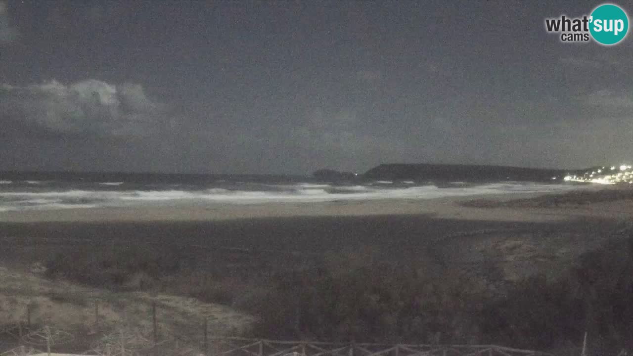 Cámara web Torre dei Corsari – Vista en directo de la playa desde Punta Usai