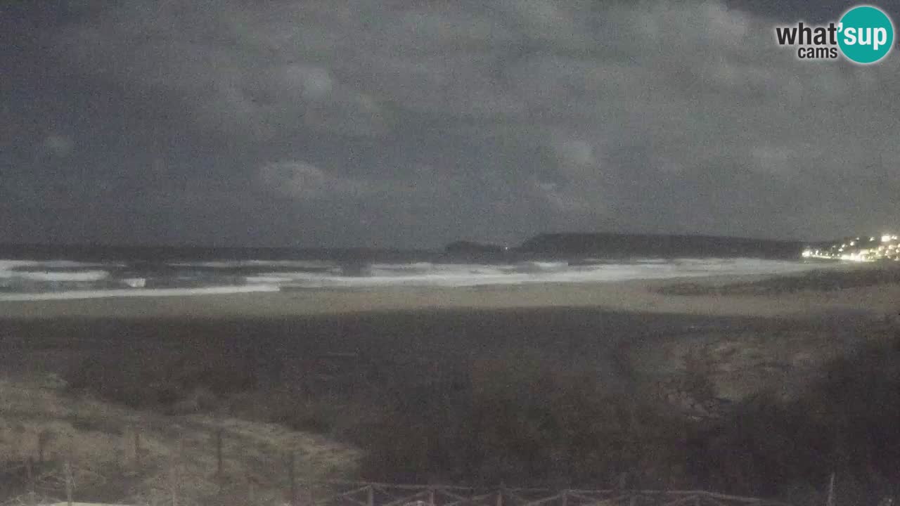 Cámara web Torre dei Corsari – Vista en directo de la playa desde Punta Usai