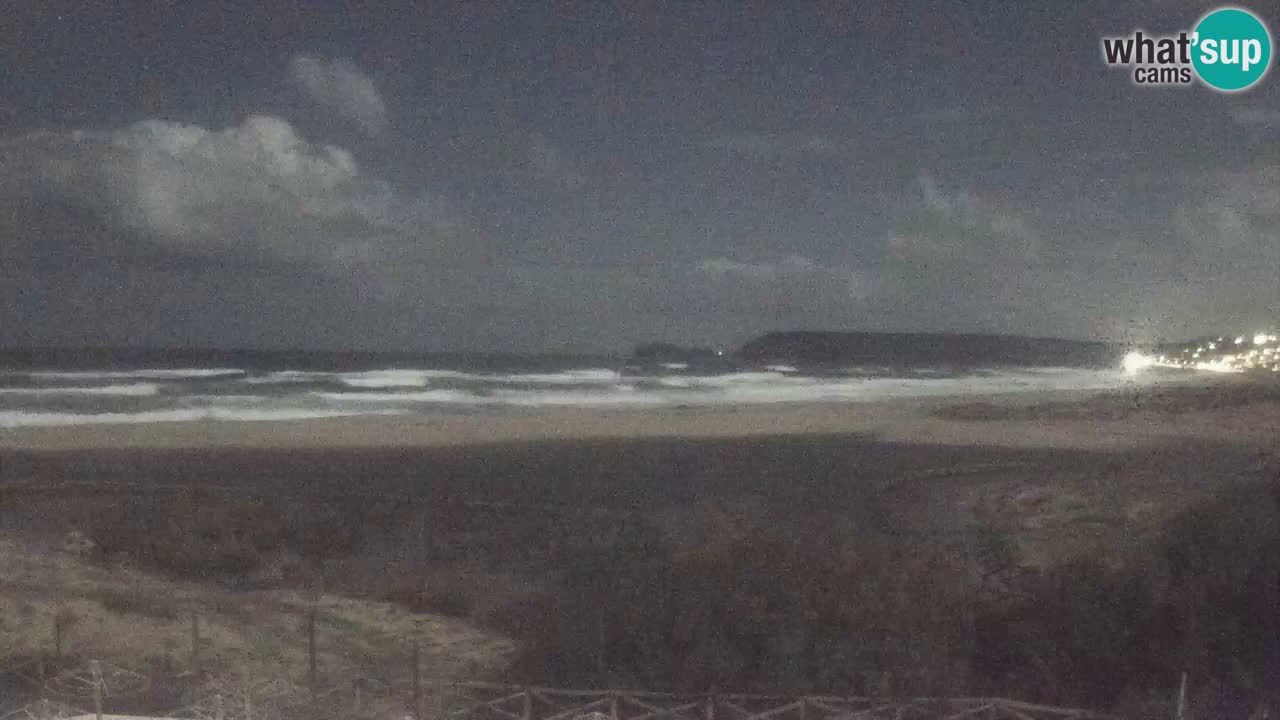 Cámara web Torre dei Corsari – Vista en directo de la playa desde Punta Usai