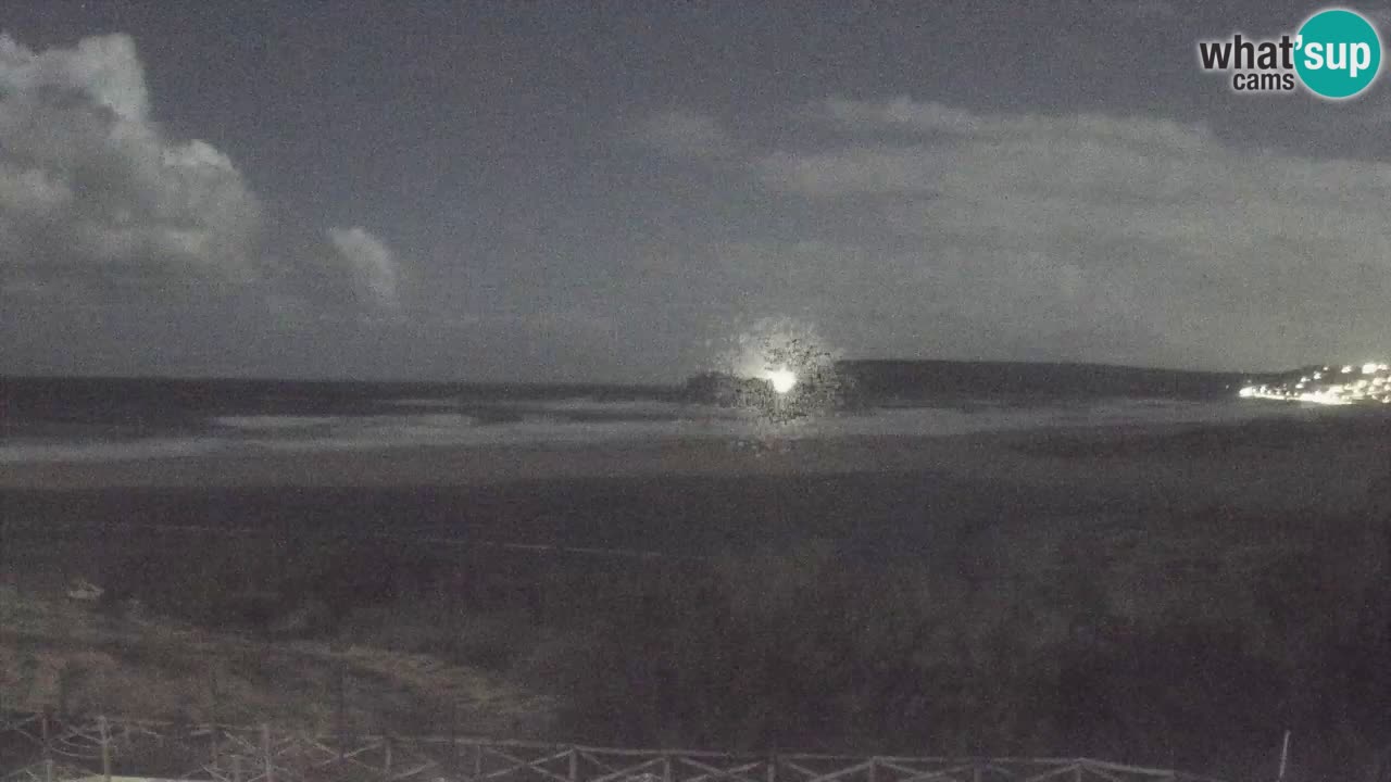 Webcam Torre dei Corsari – Liveblick auf den Strand von Punta Usai