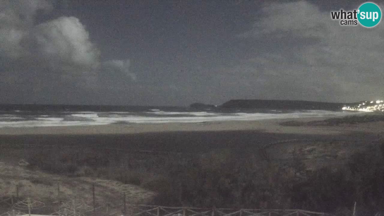 Cámara web Torre dei Corsari – Vista en directo de la playa desde Punta Usai