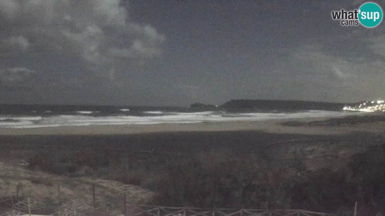 Cámara web Torre dei Corsari – Vista en directo de la playa desde Punta Usai