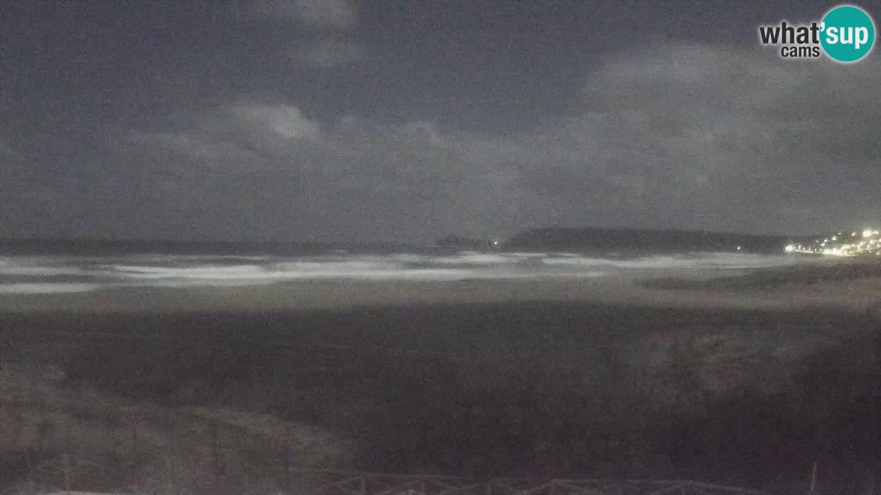 Webcam Torre dei Corsari – Vista live sulla spiaggia da Punta Usai