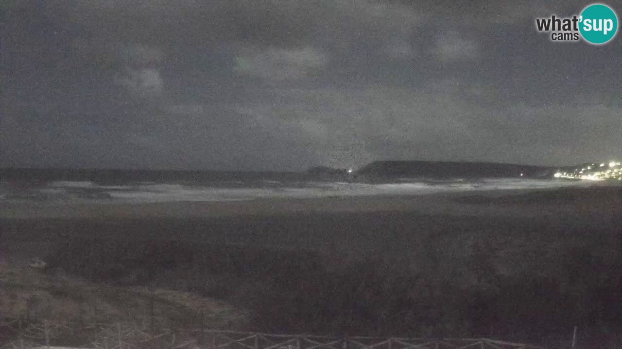 Webcam Torre dei Corsari – Vista live sulla spiaggia da Punta Usai