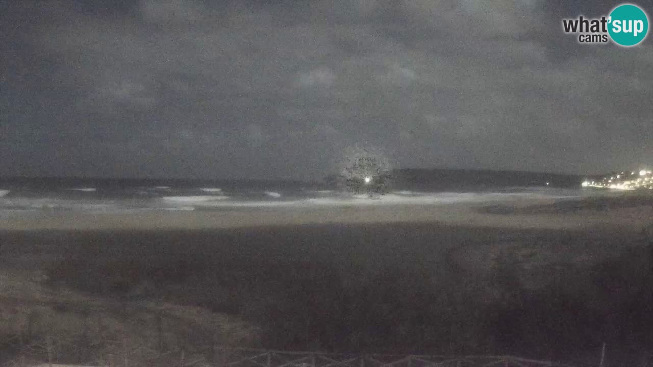 Cámara web Torre dei Corsari – Vista en directo de la playa desde Punta Usai