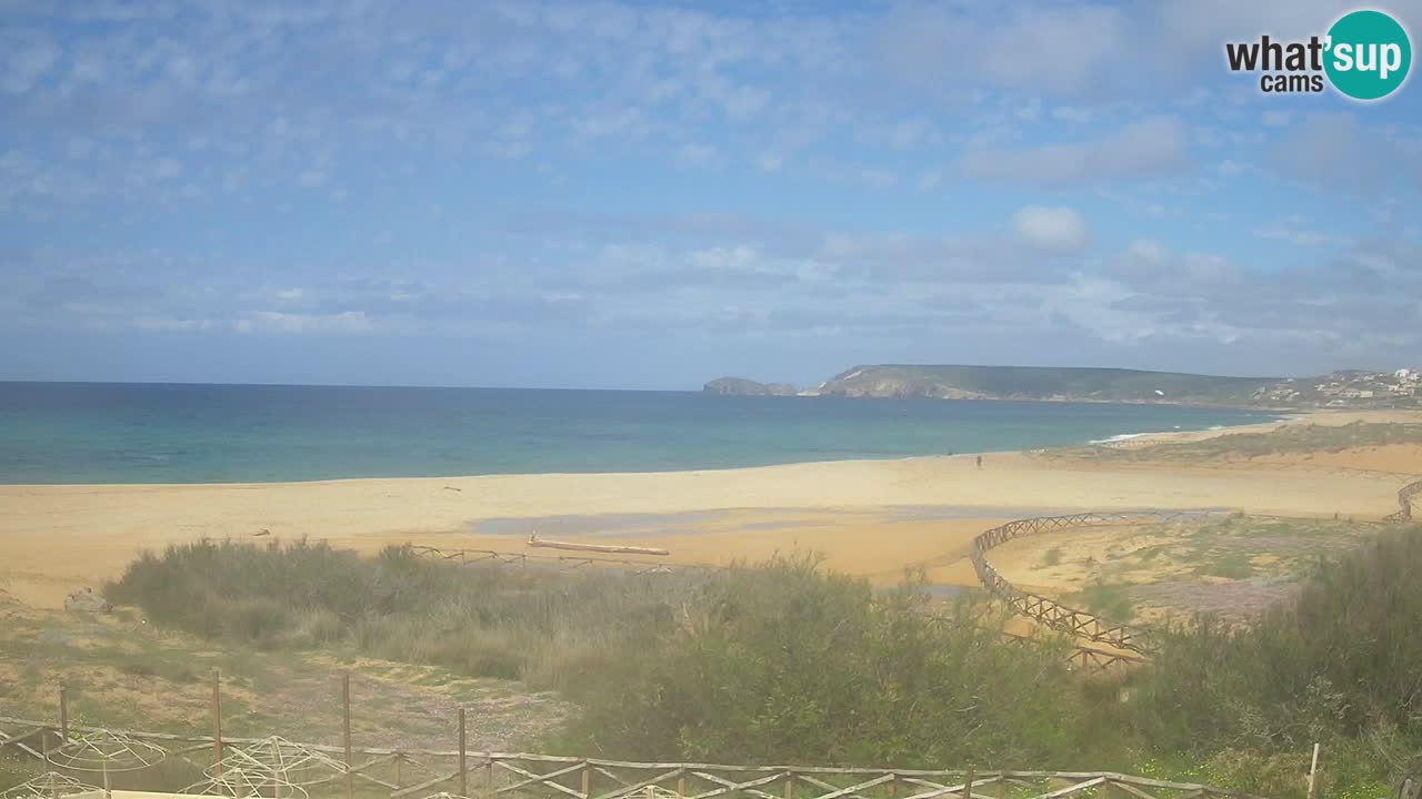 Webcam Torre dei Corsari – Live Beach View from Punta Usai