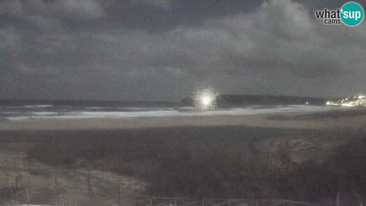 Webcam Torre dei Corsari – Liveblick auf den Strand von Punta Usai