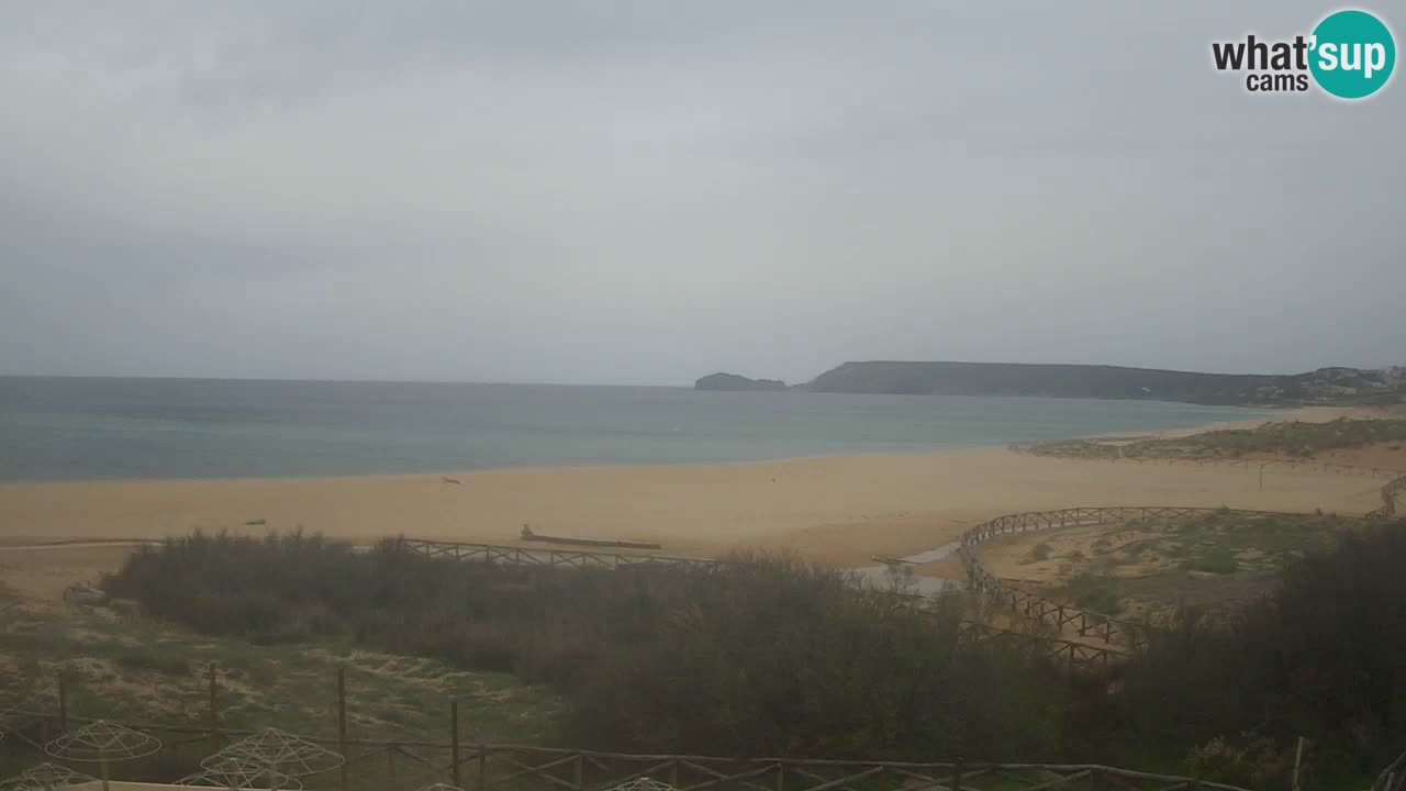 Webcam Torre dei Corsari – Liveblick auf den Strand von Punta Usai