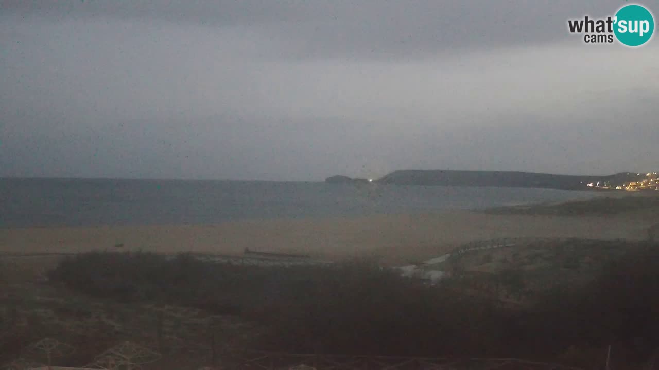 Webcam Torre dei Corsari – Vue en direct sur la plage depuis Punta Usai