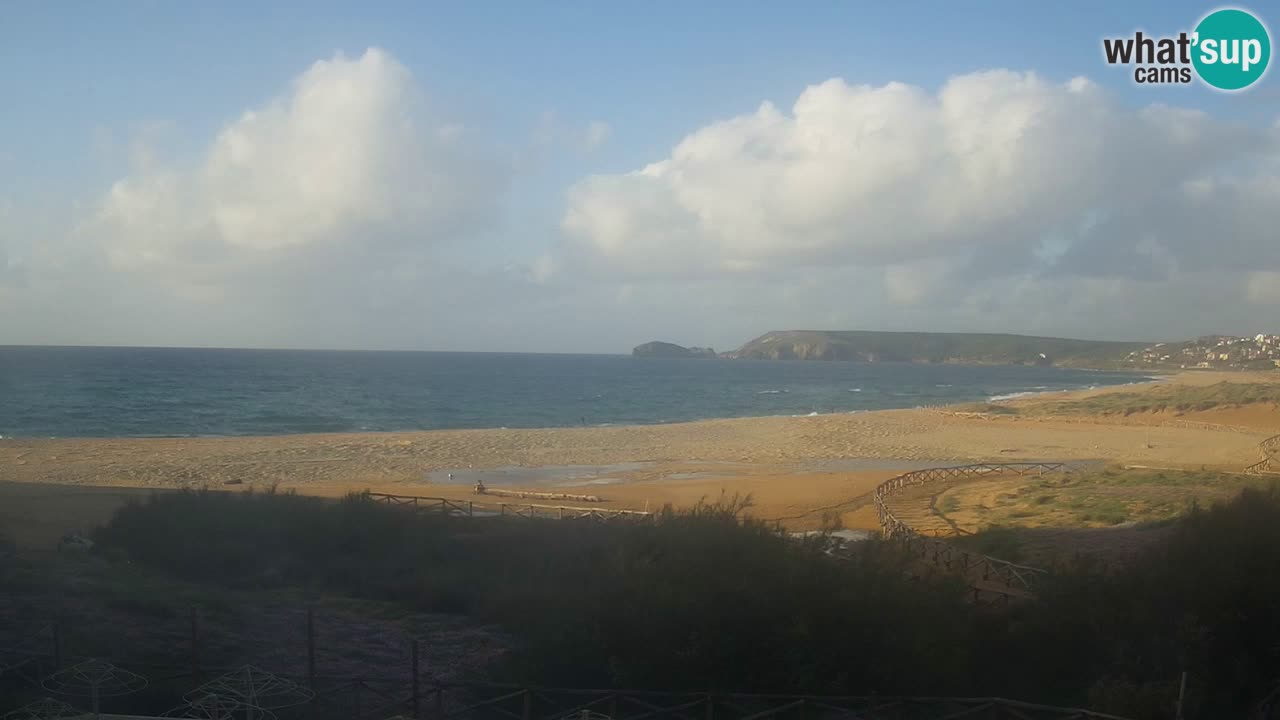 Webcam Torre dei Corsari – Vista live sulla spiaggia da Punta Usai