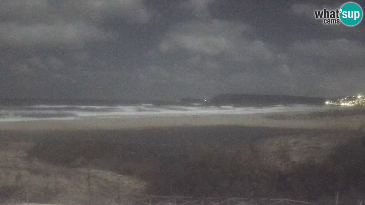 Webcam Torre dei Corsari – Vista live sulla spiaggia da Punta Usai