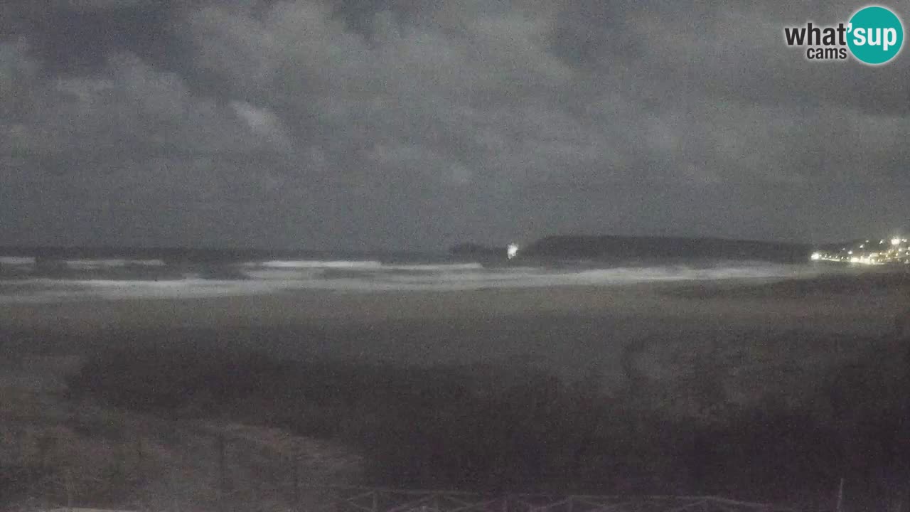 Webcam Torre dei Corsari – Liveblick auf den Strand von Punta Usai