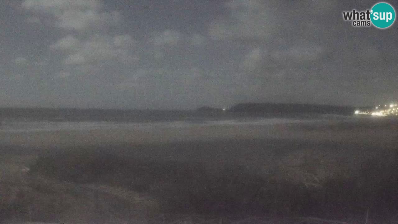 Cámara web Torre dei Corsari – Vista en directo de la playa desde Punta Usai