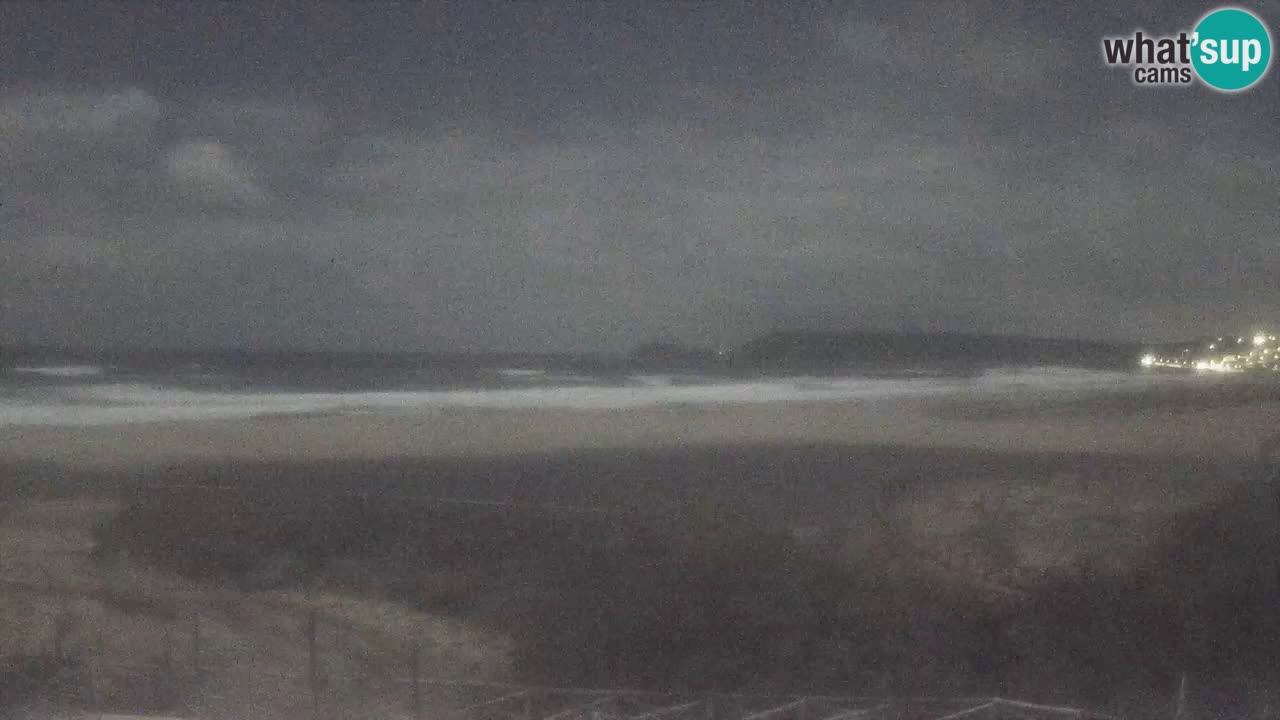 Cámara web Torre dei Corsari – Vista en directo de la playa desde Punta Usai