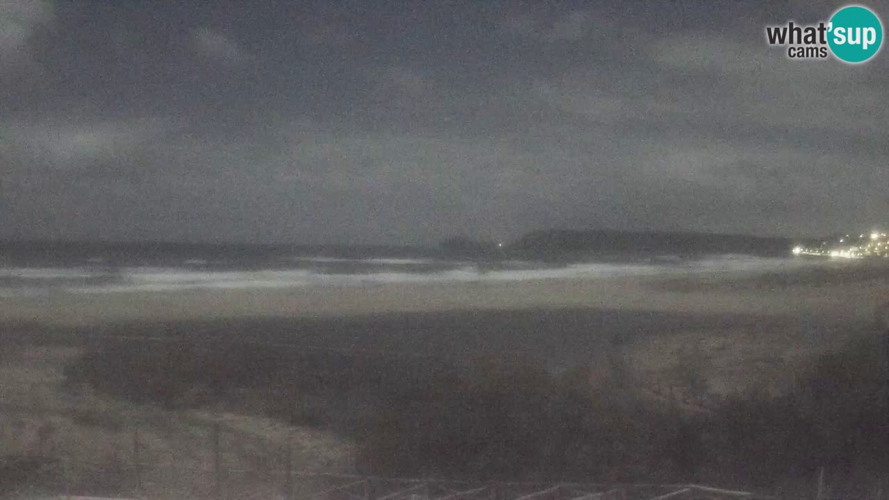 Webcam Torre dei Corsari – Vista live sulla spiaggia da Punta Usai