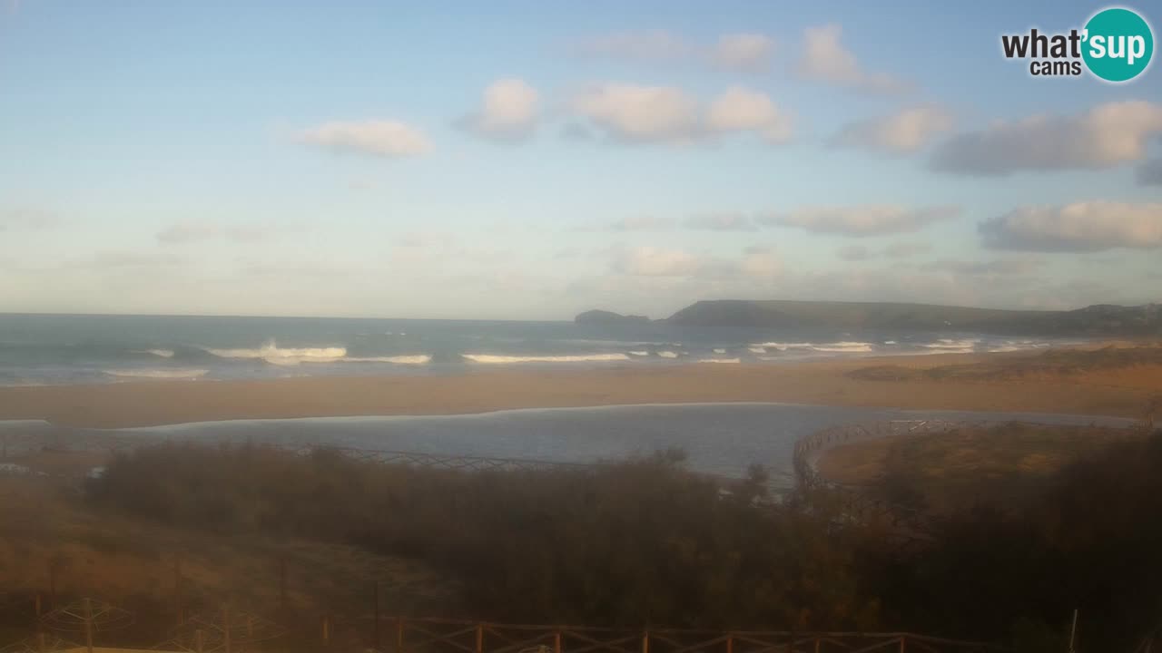 Webcam Torre dei Corsari – Liveblick auf den Strand von Punta Usai